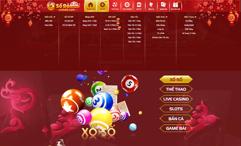 Chơi xổ số tại casino online sodo